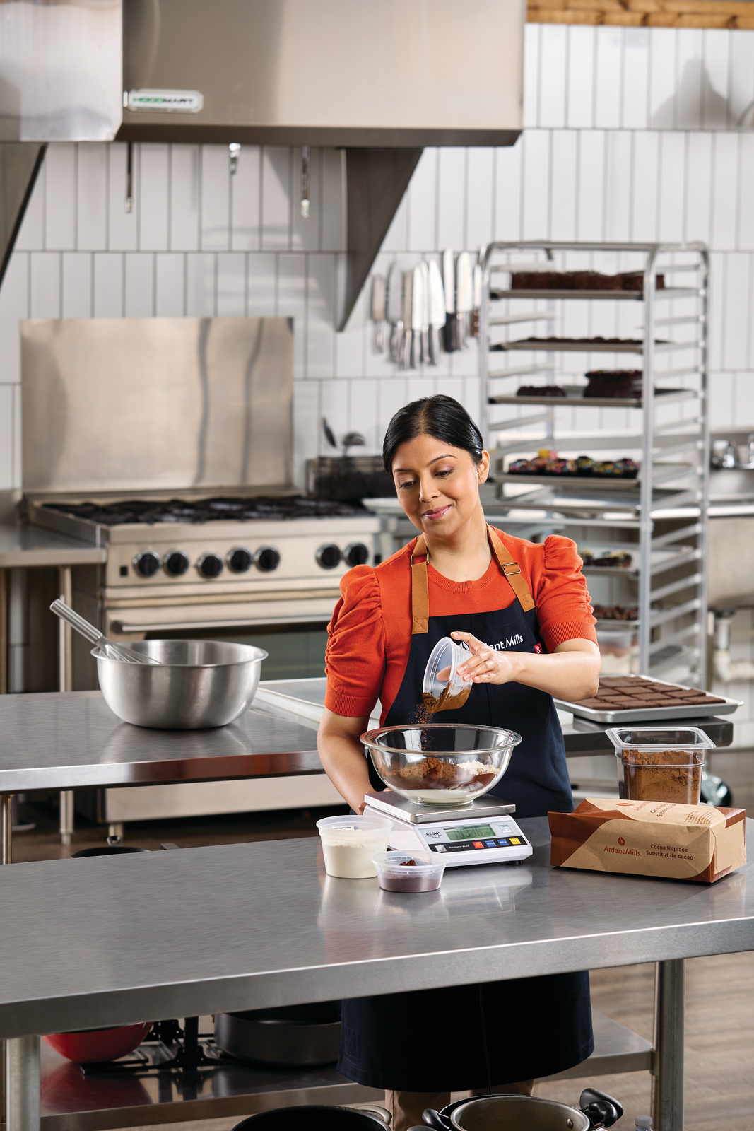 Brownies in a kitchen